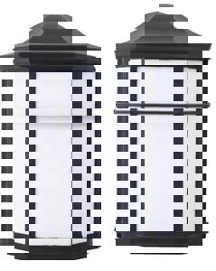 OUTDR LED SCONCE 4K BK